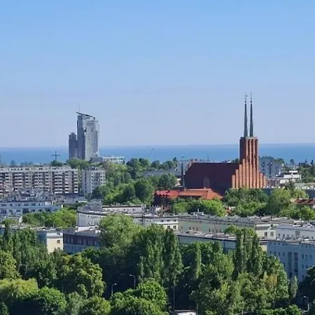 Apartment Modern Tower - Na Ul Kazimierza Gorskiego 1, Silownia, Taras Na Dachu, Parking W Hali Garazowej Gdynia