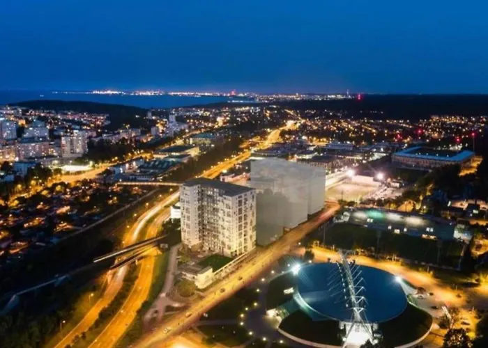 Apartmán Modern Tower - Na Ul Kazimierza Gorskiego 1, Silownia, Taras Na Dachu, Parking W Hali Garazowej Gdyně