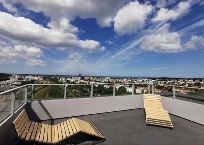 Modern Tower - Na Ul Kazimierza Gorskiego 1, Silownia, Taras Na Dachu, Parking W Hali Garazowej Apartmán Gdyně